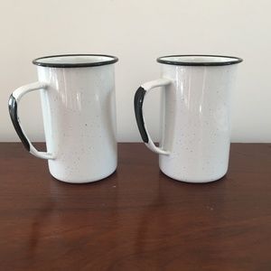 Two Enamel Mugs
